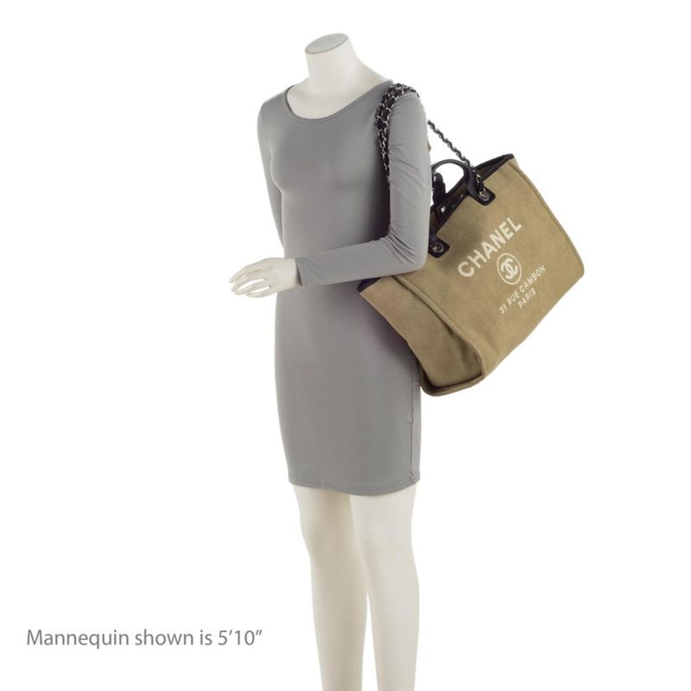 Chanel Canvas Deauville Medium Tote - Picture 5 of 15